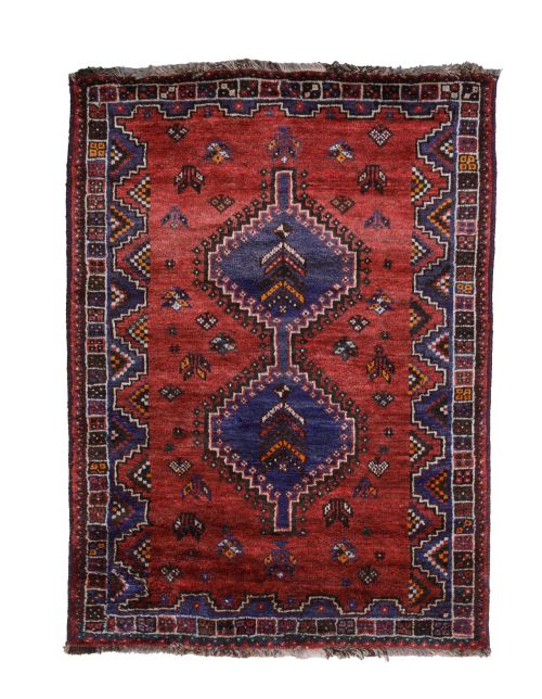 Hand-knotted wool Persian rug, 20th century