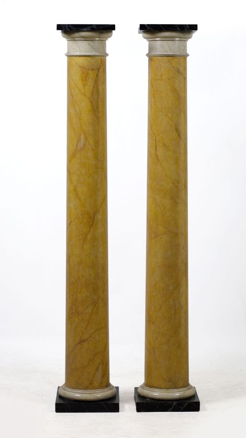 Pair of Doric columns, designed by Jaime Fierro, 1990s