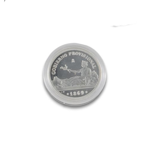 MONEDA CONMEMORATIVA DE UNA PESETA DE PLATA 