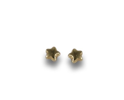 STAR-SHAPED GOLD EARRINGS