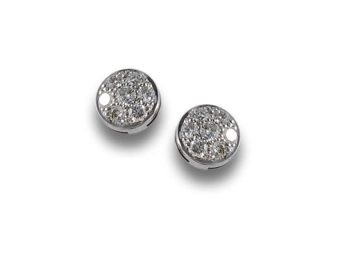 DIAMOND STUD EARRINGS IN WHITE GOLD