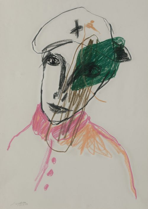 ANONYMOUS (20th Century) "Harlequin", 1985
