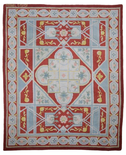 Hand-knotted wool carpet in the Charles IV style, Miguel St