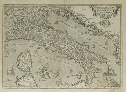 ABRAHAM ORTELIUS, ABRAHAM ORTELIUS (1527 / 1598) "Theatro d