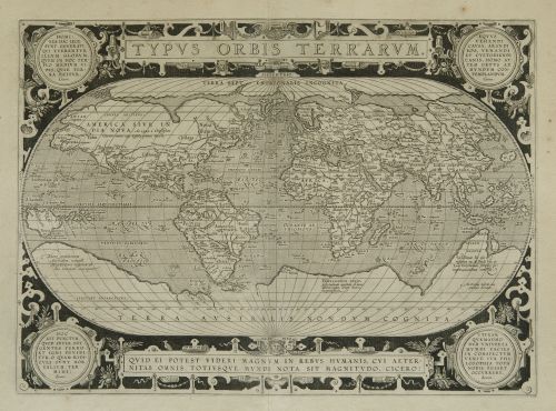 ABRAHAM ORTELIUS, ABRAHAM ORTELIUS (1527 / 1598) "Theatro d