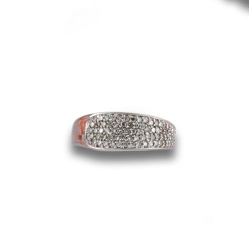 SORTIJA DE ORO BLANCO Y DIAMANTES