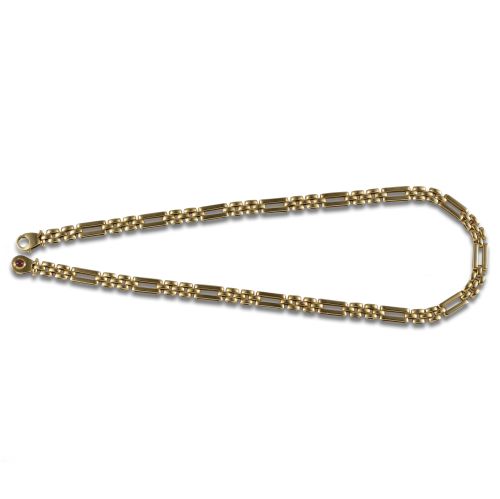 GOLD NECKLACE WITH RUBY