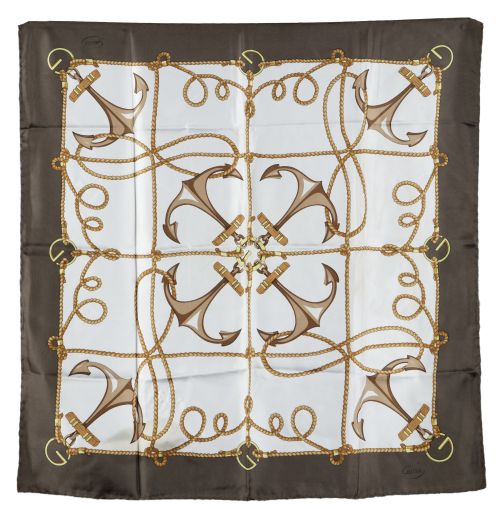Gucci signature silk scarf