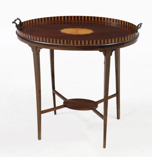 George III tray, England, early 19th century