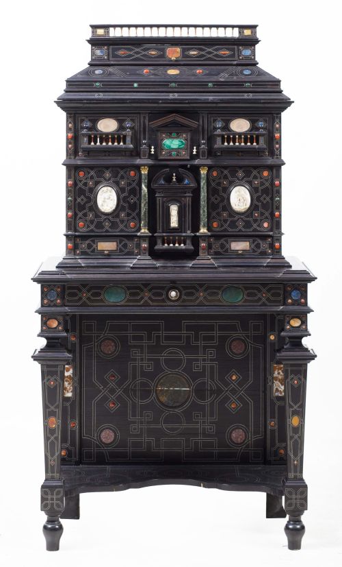 Cabinet siguiendo modelos del S. XVII, Italia, S. XIX