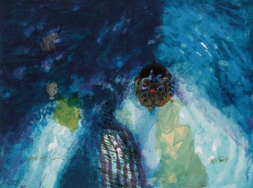 RASHID DIAB, RASHID DIAB Sudan (1957) "Deep Peaks II"