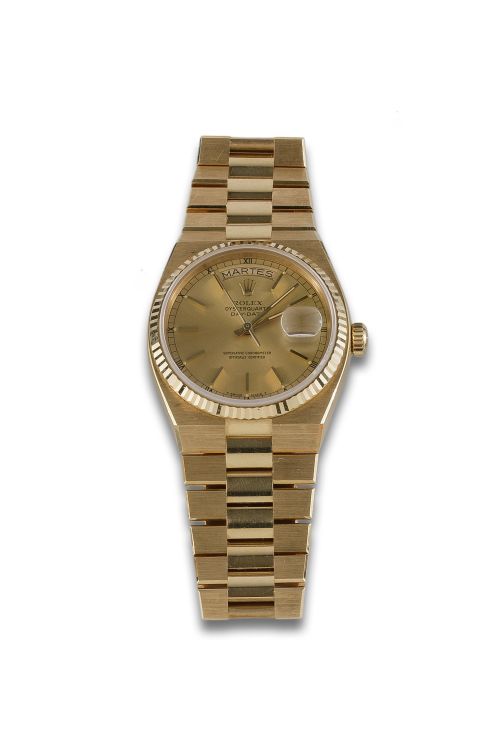 ROLEX OYSTERQUARTZ DAY-DATE DE ORO 19018