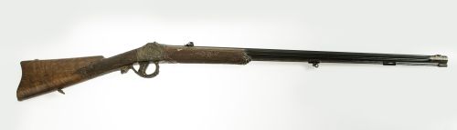 Single-barreled shotgun, Lefaucheux system, France, 19th ce