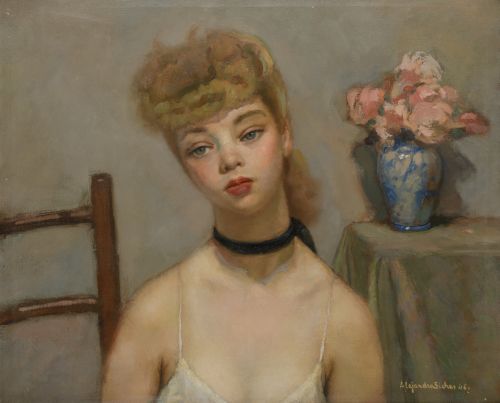 ALEJANDRO SICHES PIERA, "Zuzi", 1946, Óleo sobre lienzo