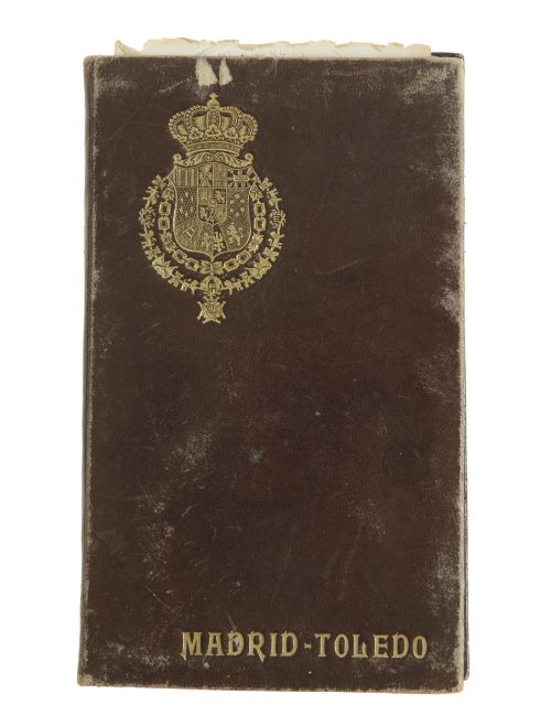 Alfonso XIII's personal guide to his travels from Madrid to