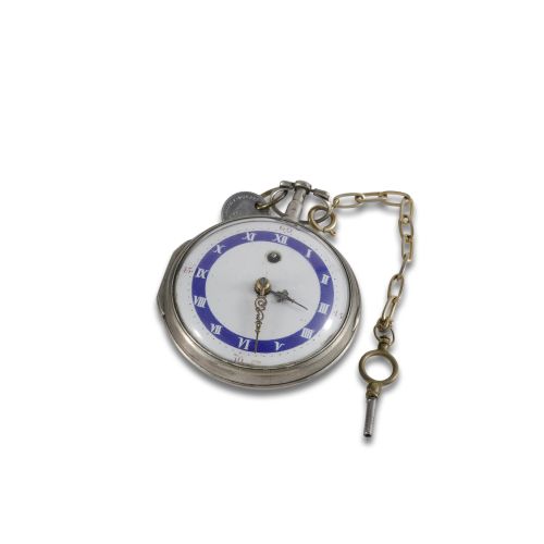 SILVER LEPINE CLOCK CIRCA 1820