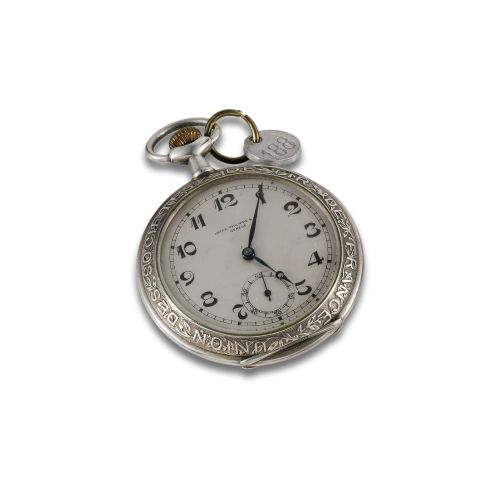 PATEK PHILIPPE LEPIN SILVER WATCH CIRCA 1930