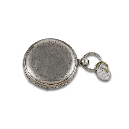 SILVER SABONETTE WATCH CA. 1865.