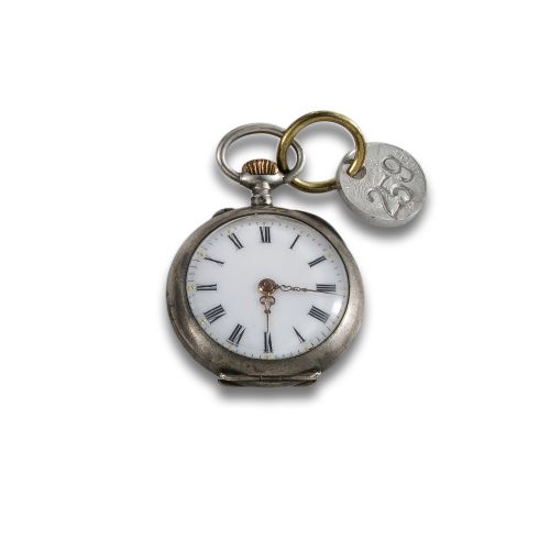 SILVER LEPINE WATCH. CA. 1920