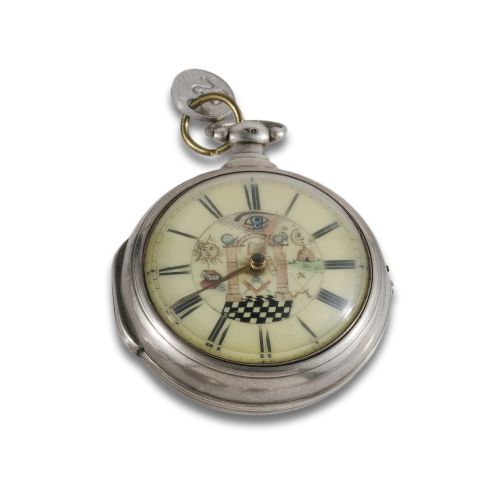 Masonic Catheno Clock by William Matthews. Circa 1837.