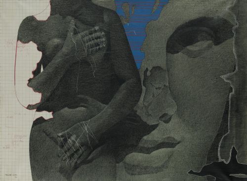 JOSÉ MARÍA MOLINA CIGES, "Composición", 1976, Acrílico sobr