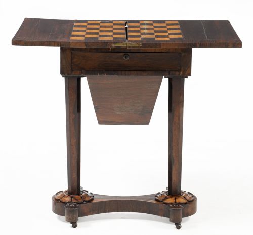 Costurero convertible en mesa de juego William IV, Inglater