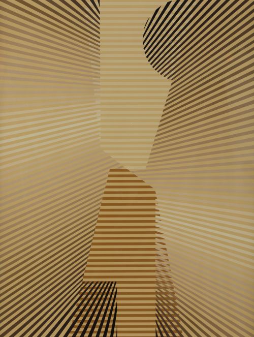 EUSEBIO SEMPERE, "Sin título", 1977, Pareja de litografías 