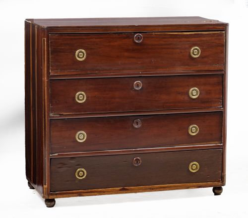 Cómoda escritorio victoriana, Inglaterra, ffs. S. XIX