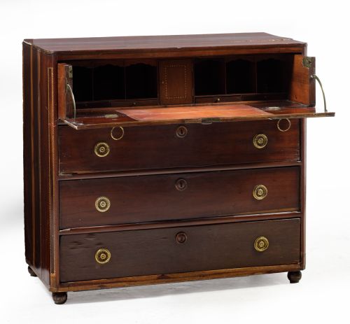Cómoda escritorio victoriana, Inglaterra, ffs. S. XIX