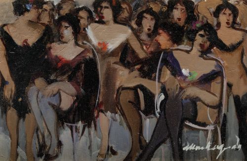 PHILIPPE MONTEAGUDO , "Buscando faena", 1992, Óleo sobre ta