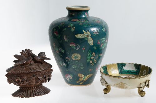 Jarrón de porcelana, China, S. XX