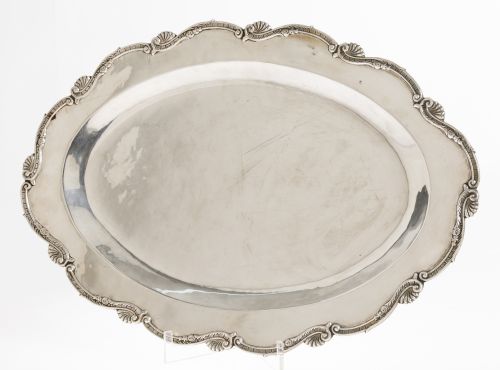 Bandeja de plata peruana ley 900, S. XX