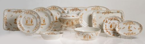 Vajilla de loza esmaltada, Olerys, Francia, S. XX