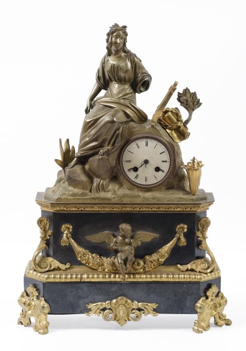 Reloj de mesa Napoleón III, Francia, S. XIX