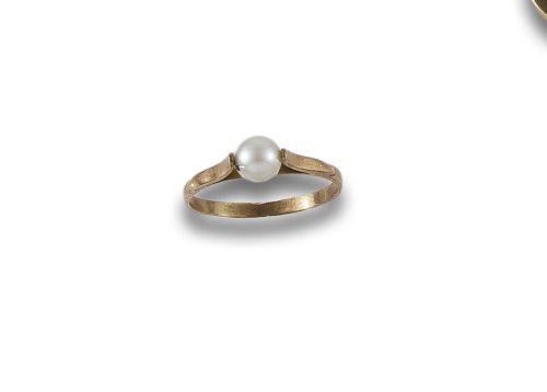 SORTIJA DE ORO Y PERLA CULTIVADA