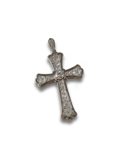 CRUZ CON DIAMANTES