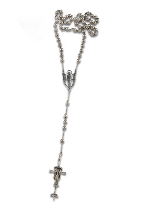 ROSARIO DE CINCO MISTERIOS EN PLATA