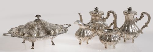 Sopera de plata contrastada, ley 916, España, S.XX