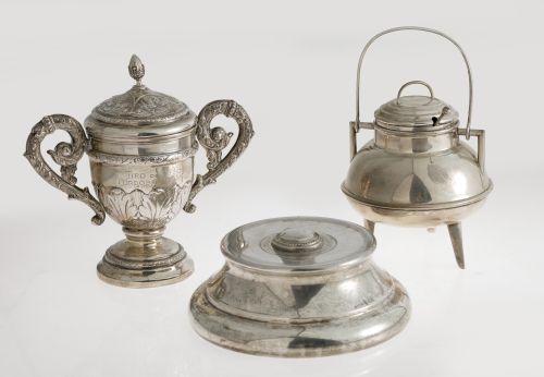 Copa, azucarero y base de plata española ley 916, S. XX