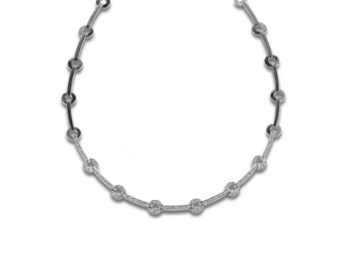 GARGANTILLA DE ORO CON DIAMANTES