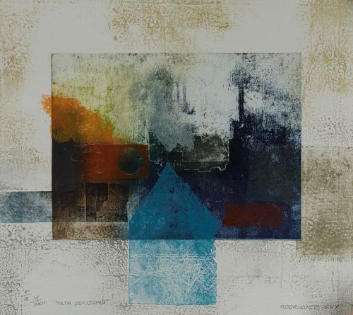 PABLO  RODRIGUEZ GUY, "Alta densidad", Aguafuerte, aguatint