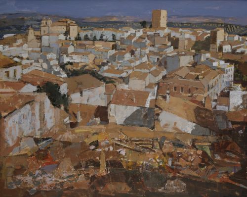 JOSÉ PELLICER PLÁ, "Martos", 1995, Óleo sobre tabla