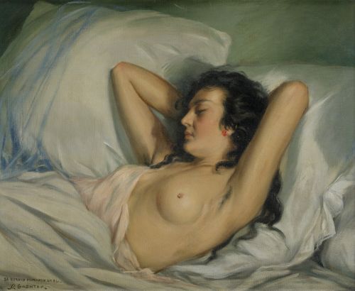 DANIEL  SABATER Y SALABERT, “Se durmió pensando en él” 1942