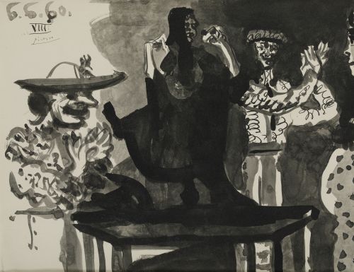 PABLO RUIZ PICASSO (DESPUES), "La danseuse sur la table”, L