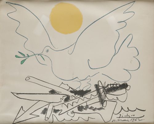 PABLO RUIZ PICASSO (DESPUES), “La paloma de la paz”, 1962, 