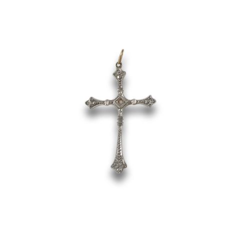 CRUZ DE ORO CON DIAMANTE