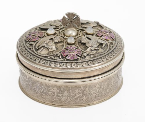 Hostiario en plata española ley 916, S.XX