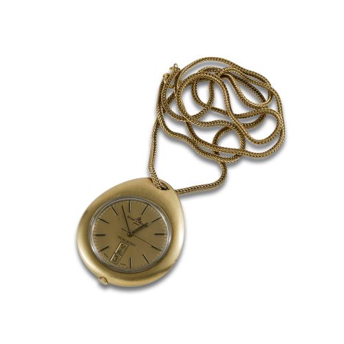 RELOJ BAUME MERCIER DE ORO DE COLGAR CON CADENA