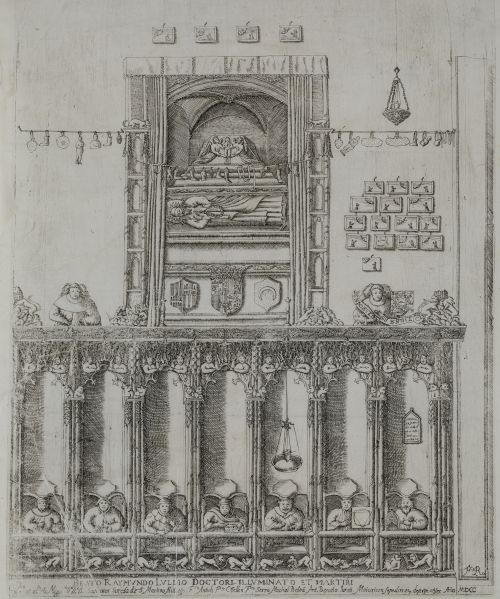 FRANCESC ROSSELLÓ, "Sepulcro de Ramón Llull en le convento 