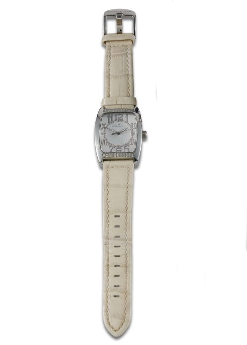 RELOJ OFFICINA DEL TEMPO DE ACERO CON DIAMANTES